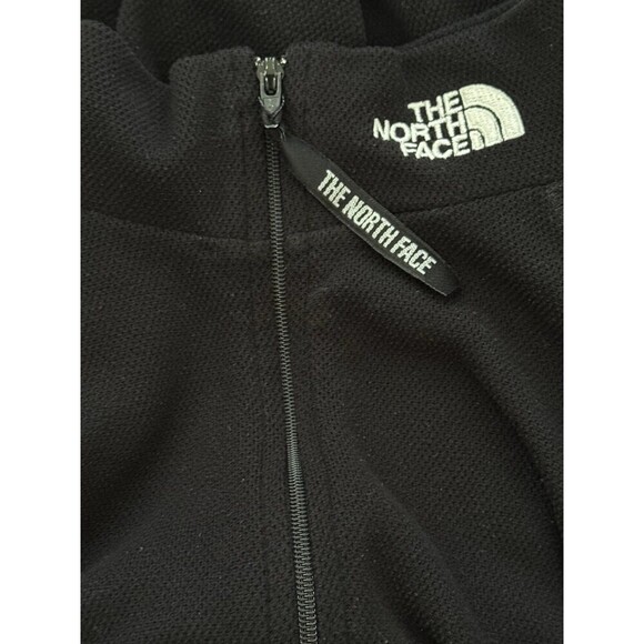 The North Face Women’s Quarter Zip Up Jacket Pullover Longsleeve Black Medium - Picture 10 of 12
